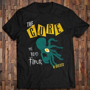 Robert Smith Half An Octopuss Album The Cure Rock Band Fan T-Shirt  90